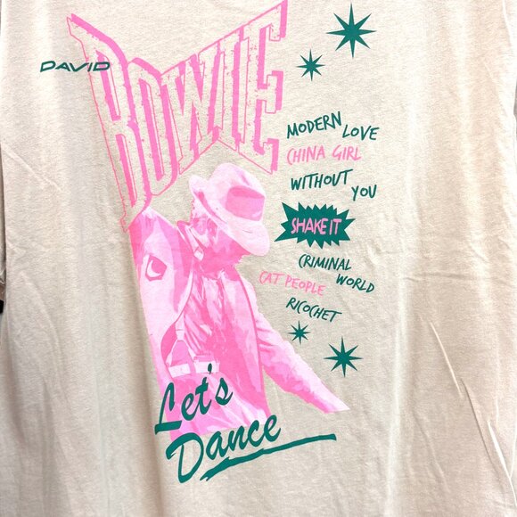 Large - DAVID BOWIE - Band T-Shirt NEW - Picture 3 of 5